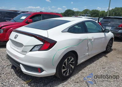 2016 Honda Civic Lx z USA, uszkodzony, nr VIN 2HGFC4B53GH313598